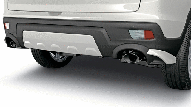 8F03TGSB110A - Exterior: Rear Bumper Center Trim - White Diamond Pearl for Honda: Passport Image