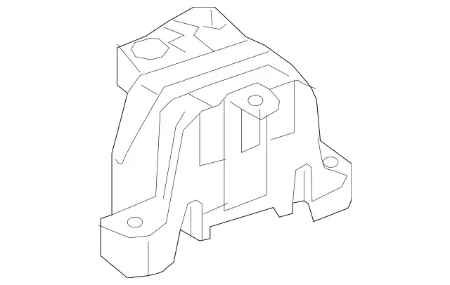 2462400617 - : Trans Mount for Mercedes-Benz Image