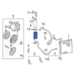 1C3Z19C625AA - HVAC: Dehydrator Insulation for Ford: Excursion, F-250 Super Duty, F-350 Super Duty, F-450 Super Duty, F-550 Super Duty Image