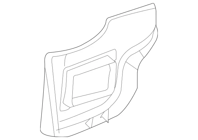 2206300360 - Body: Lower Section for Mercedes-Benz Image