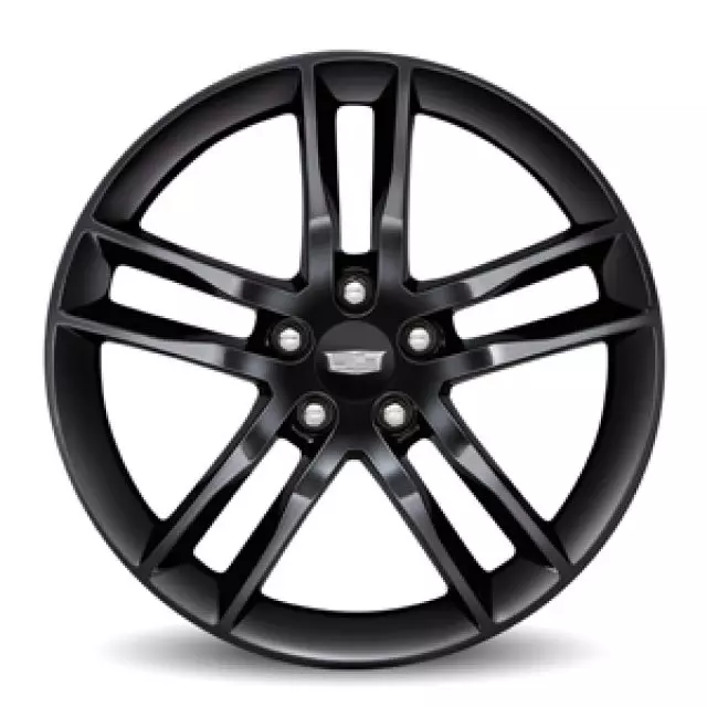 19300915 - Wheels: 19" Wheel, Rear, 5-Split Spoke, Gloss Black for Cadillac: ATS Image