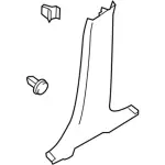 CV6Z5424346BB - Body: Lower Center Pillar Trim for Ford Image