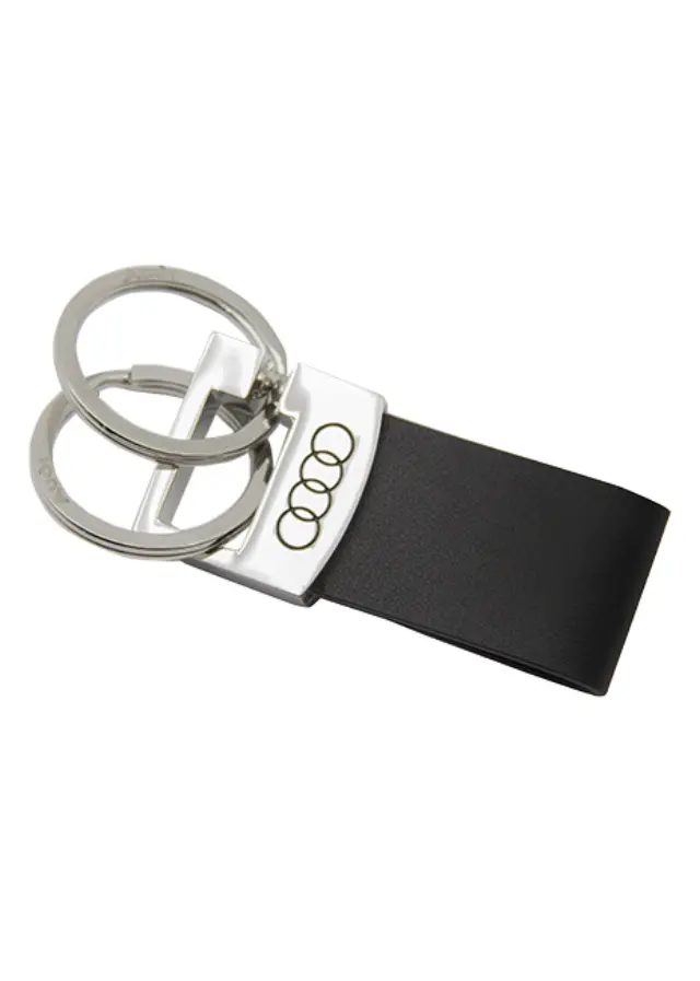 ACM8902 - : Audi Leather Valet Keychain for Audi Image