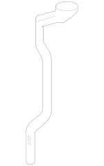 2218320390 - Heating and Ventilation: Drain Pipe for Mercedes-Benz Image