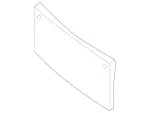 2228805900 - Attachment Parts: License Plate Holder for Mercedes-Benz Image