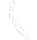 2218320590 - Heating and Ventilation: Drain Pipe for Mercedes-Benz Image