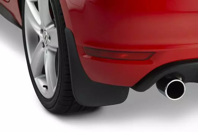 Splash Guards - Black - Rear - Volkswagen (5K0-075-105)