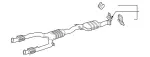 2054903501 - : Exhaust Gas Line, Center for Mercedes-Benz Image