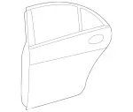 2227300105 - : Door Shell for Mercedes-Benz Image
