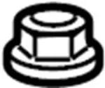 122100163 - : Bumper Brace Nut for Infiniti Image