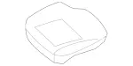 91488899G66 - Body: Cushion Cover for Mercedes-Benz Image