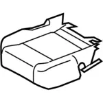 CK4Z9963804AS - Body: Cushion Cover for Ford Image