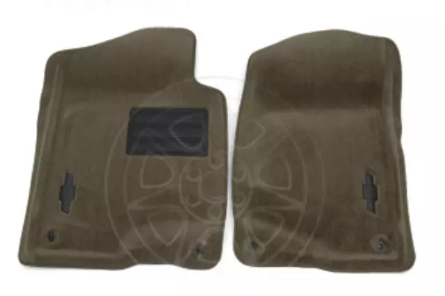 19157338 - Interior: 2007-2014 GM Floor Mats Carpet Front for Chevrolet: Avalanche, Suburban 1500, Suburban 2500, Tahoe Image