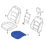 M1PZ78632A23A - Body: Seat Cushion Pad for Ford: Bronco Sport Image