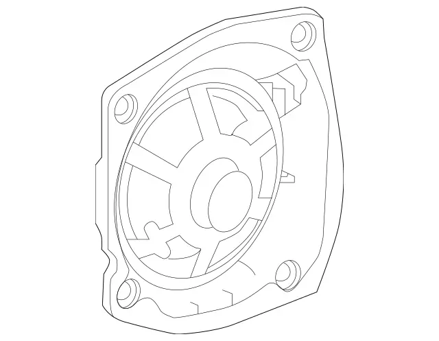 2168201002 - Electrical System: Speaker for Mercedes-Benz: CL550, CL600, CL63 AMG, CL65 AMG Image image