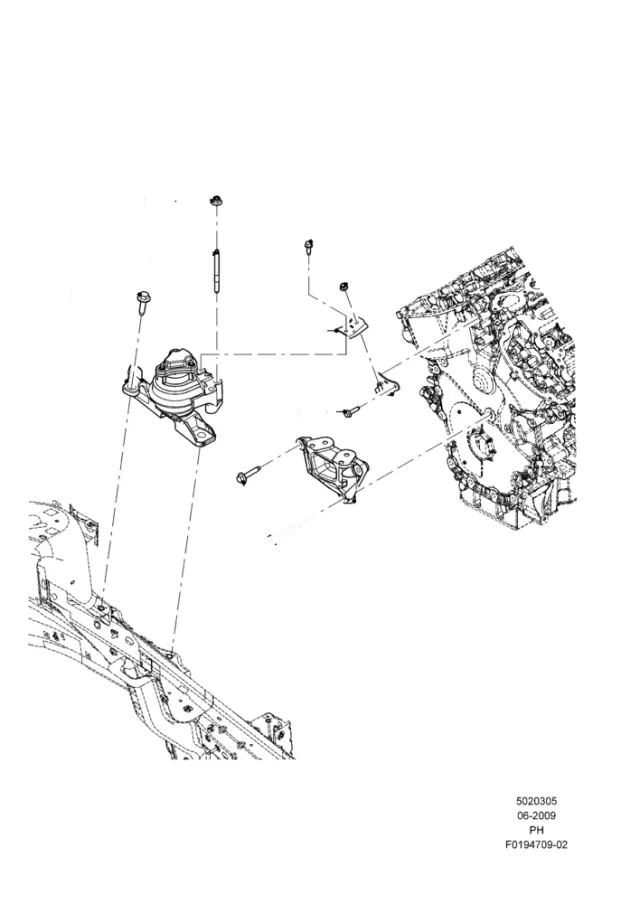 8M8Z6038A - Engine: Support for Ford Image