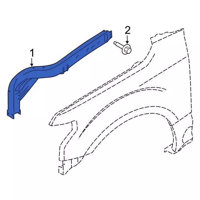 Upper Rail Assembly - Ford (JL3Z-16C275-E)