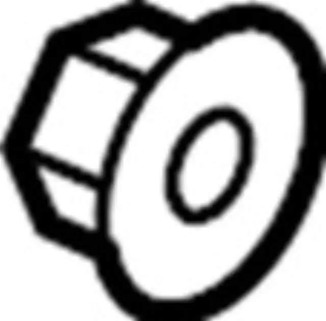 804972V70A - Body: Upper Hinge Nut for INFINITI: QX50 Image