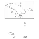 22369003017Q04 - Body: Package Tray for Mercedes-Benz Image