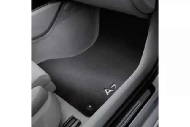 4G8061275MNO - : A7 (2011-2018) Premium Textile Floor Mats Set, Front - Black for Audi: A7 Quattro Image