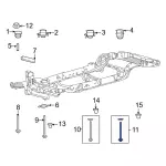 KB3Z21001B39A - Body: Mount Bolt for Ford Image