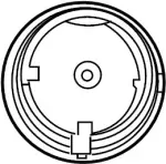 260305DA0A - : Headlamp Bulb Cover for INFINITI: QX30 Image