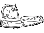 XL5Z13201AA - Electrical: Park/Marker Lamp for Ford: Ranger Image