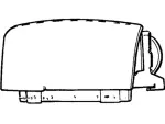 XW7Z54044A74AAA - Electrical: Passenger Air Bag for Ford: Crown Victoria | Mercury: Grand Marquis Image