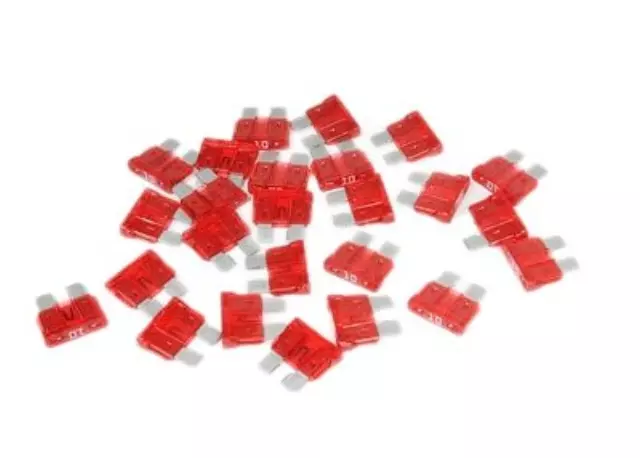 88861353 - : 10 Amp Automotive Fuse for Buick: LaCrosse | Cadillac: Escalade, Escalade ESV, XT6 | Chevrolet: Silverado 1500, Silverado 1500 LD, Silverado 1500 LTD, Silverado 2500 HD, Silverado 3500 HD, Suburban, Tahoe | GMC: Sierra 1500, Sierra 1500 Limited, Sierra 2500 HD, Sierra 3500 HD, Yukon, Yukon XL Image