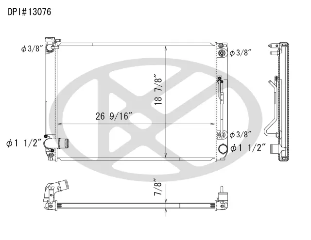 A13076 - : Koyorad Radiator for Koyo Image