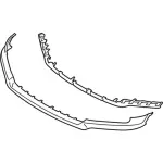 JL3Z17D957AB - : Upper Molding for Ford: F-150 Image