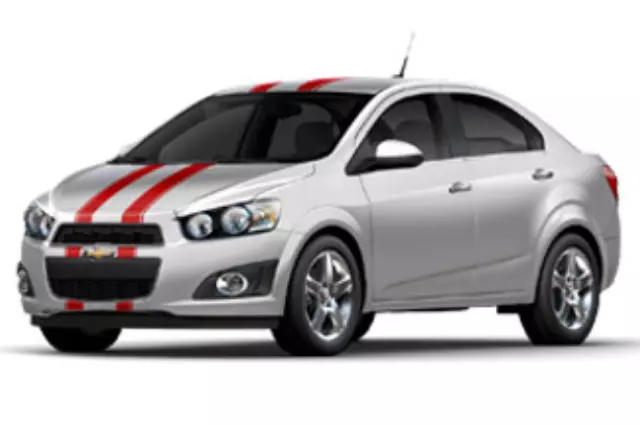 19301466 - Exterior: Custom Graphics, Dual Stripes Vinyl Wrap for GM Image