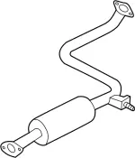 203004Y30A - : Muffler Assembly-Exhaust, Sub for Infiniti Image