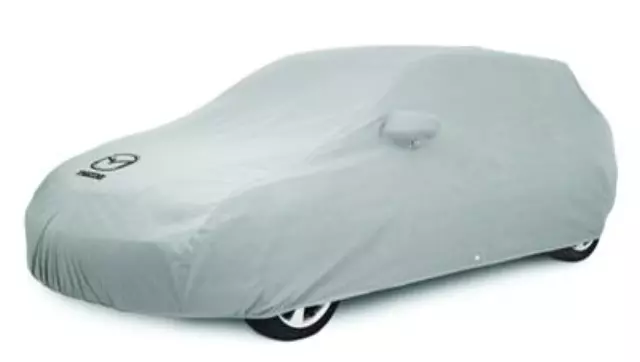 8JL21 - : OEM NEW 2014-18 Mazda 3 Hatchback 5 Door Gray Car Cover &amp; Storage Bag 00008JL21 for Mazda: 3 Image