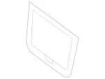 2316903441 - Panelling: Trim, Rear Panel for Mercedes-Benz: SL400, SL550, SL63 AMG, SL65 AMG Image
