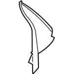 DT1Z61044C60BB - Body: Side Cover for Ford Image