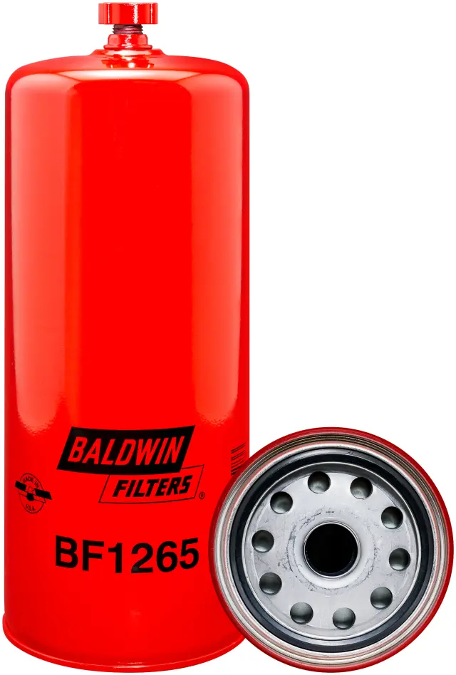 BF1265 - : Fuel/Water Separator Spin-on with Drain for Baldwin Image