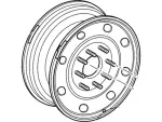 YC2Z1015AB - Suspension: Standard Wheel for Ford: Bronco, E-150, E-150 Club Wagon, E-150 Econoline, E-150 Econoline Club Wagon, E-250, E-250 Econoline, E-250 Econoline Club Wagon, E-350 Club Wagon, E-350 Econoline, E-350 Econoline Club Wagon, E-350 Super Duty, E-450 Econoline Super Duty, E-450 Super Duty, Econoline Super Duty, F-150, F-250, F-250 HD, F-350, F-Super Duty Image