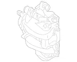 1644232698 - Brakes: Brake Caliper for Mercedes-Benz: ML320, ML350, ML450, ML500, ML550, R320, R350, R500 Image