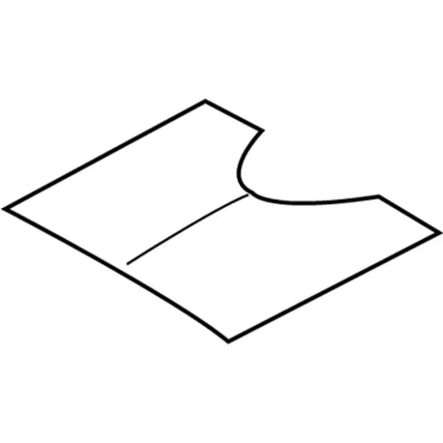 KT4Z58500A18A - Body: Sunroof Glass for Ford: Edge Image