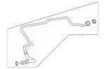 1675004101 - : Transmission Oil Cooler Line for Mercedes-Benz: GLE53 AMG Image