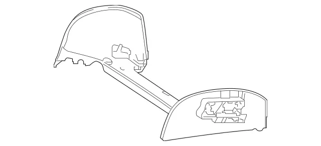 2059107738 - Driver Seat: Stiffener for Mercedes-Benz: C350e, C400, C43 AMG, C450 AMG, C63 AMG, C63 AMG S, E300, E350, E43 AMG, E53 AMG, E63 AMG S Image image