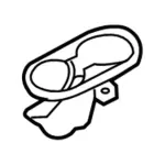 DA1Z14A318C - Body: Light Ring for Lincoln: MKX Image