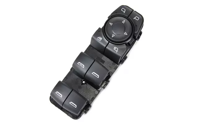 26217993 - : Jet Black Front Door Window Control Switch for GM Image