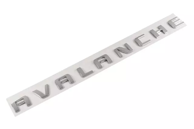 15930828 - Body: Nameplate for Chevrolet: Avalanche Image