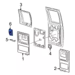 F7UZ18978AAB - Body: Speaker Grille for Ford Image