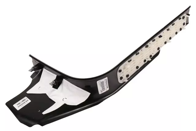 Driver Side Door Sill Plate in Black with Clips - GM (23433399)