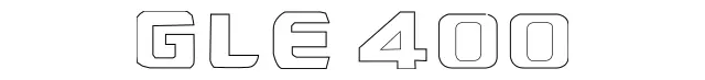 2928172100 - Rear-End Door: Model Badge for Mercedes-Benz: GLE400, ML400 Image image