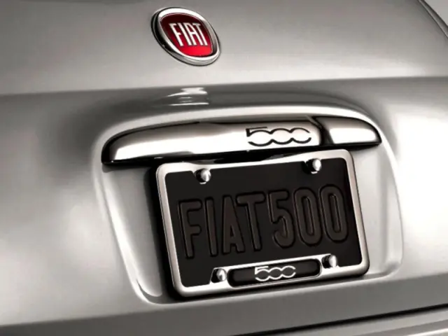 82213494AB - : License Plate Frame for Fiat: 500, 500X Image
