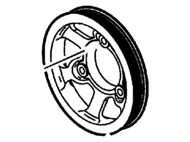 F2TZ6A312B - Engine: Crankshaft Pulley for Ford: E-350 Club Wagon, E-350 Econoline, E-350 Econoline Club Wagon, E-350 Super Duty, E-450 Econoline Super Duty, E-450 Super Duty, Econoline Super Duty, F-250, F-250 HD, F-350, F-Super Duty Image